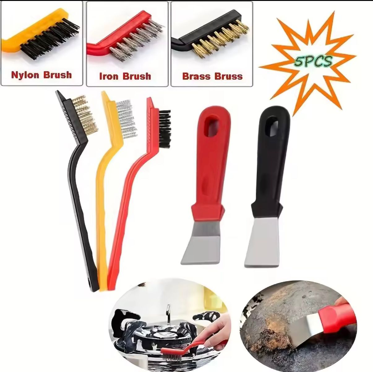 Set de Cepillos más raspadores