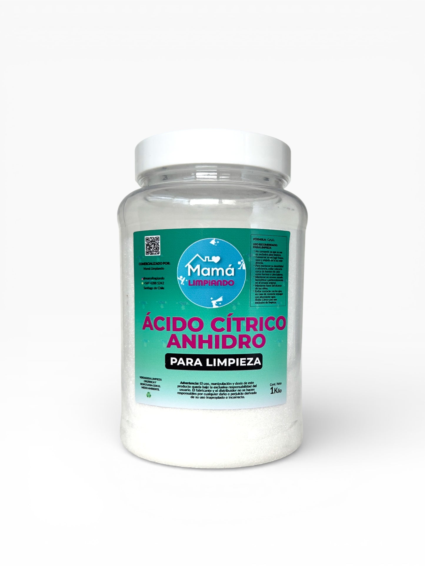 Ácido Cítrico para limpieza en POTE 1 Kilo