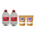 Pack 2 Vinagres Incoloro para Limpieza 5 Lts de 4% + 2 BOLSAS  Bicarbonatos de Sodio para Limpieza 1 Kilo