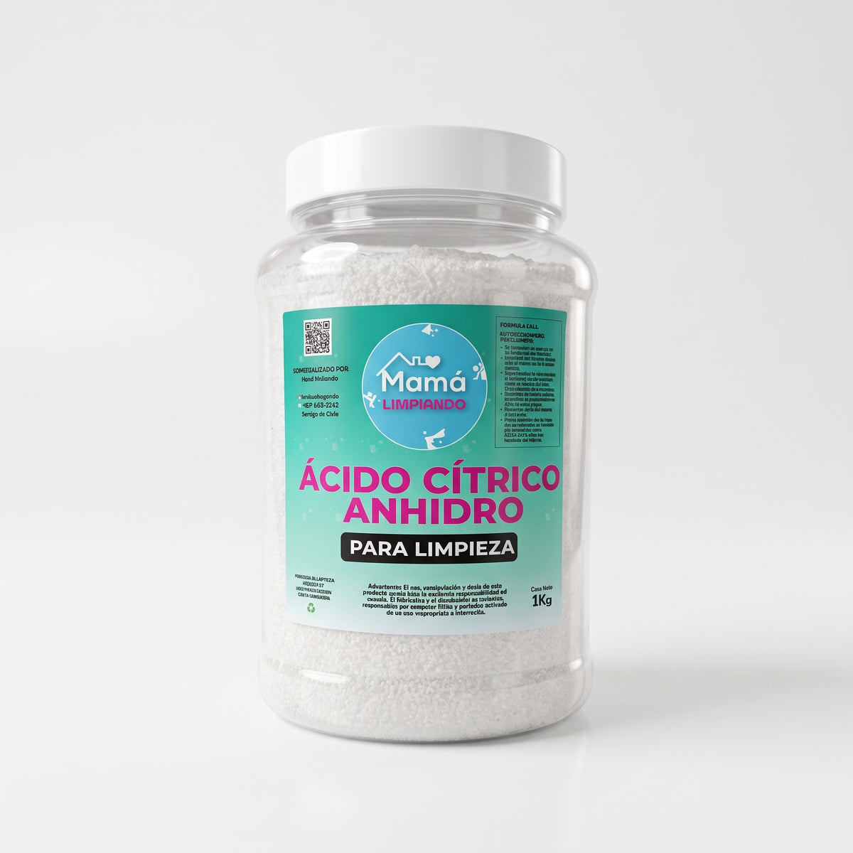 Ácido Cítrico — Pote 1 kg