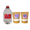 Pack de Vinagre Incoloro para Limpieza 5Lts 4% +  BOLSA Bicarbonato de Sodio para Limpieza 1Kilo + BOLSA Percarbonato 1 Kilo