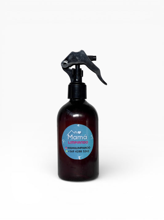 Botella Plástica Ambar para mezclas especiales 250ml con gatillo