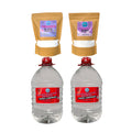Pack: 2 Vinagres Incoloro para Limpieza 5Lts + BOLSA Bicarbonato de sodio 1K +  BOLSA Percarbonato de sodio 1K