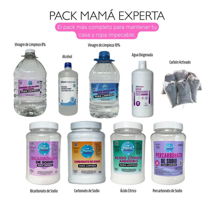 Suscripción Mensual Mamá Experta. Packs de limpieza + asesorías online + grupo privado de WhatsApp