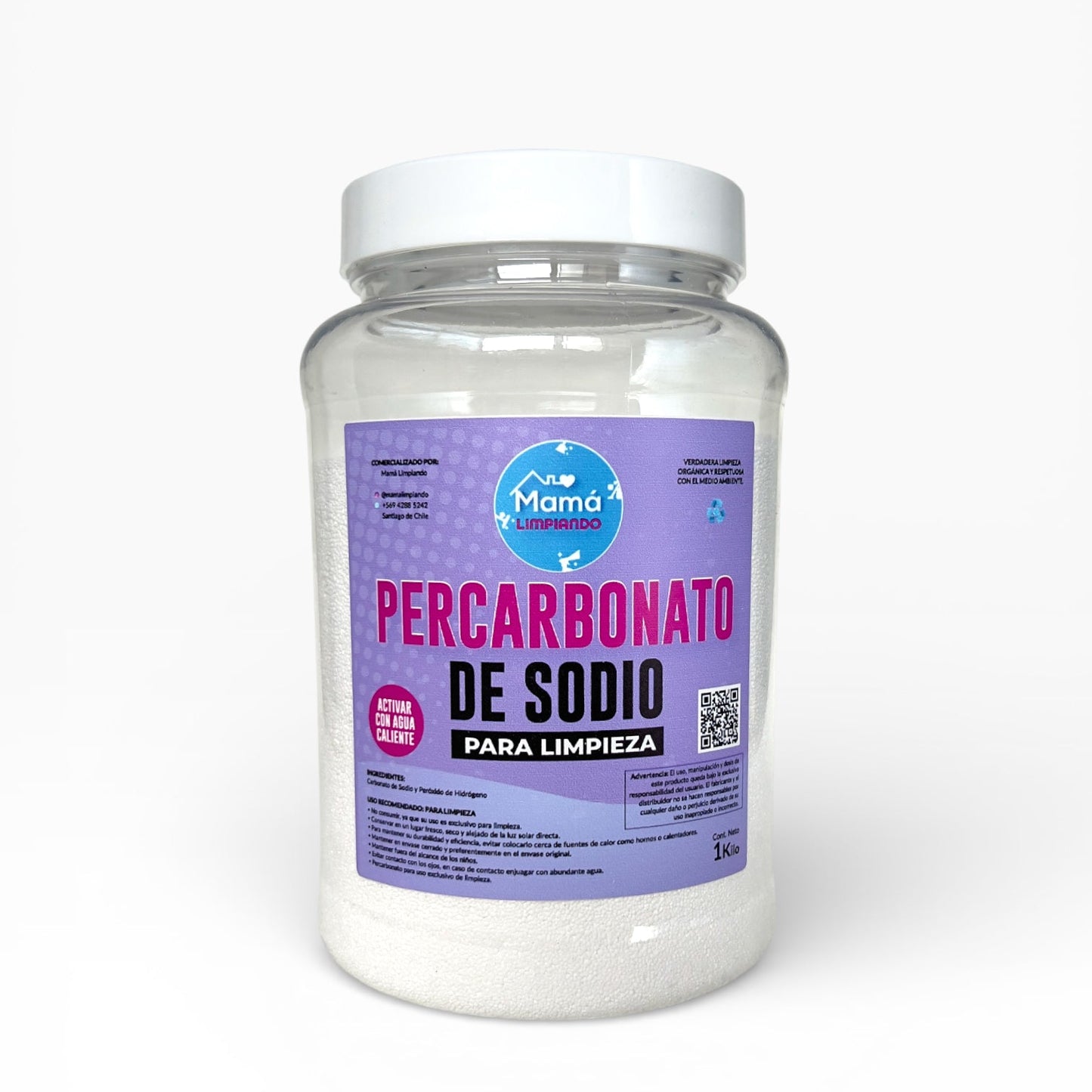 Percarbonato de sodio para limpieza en POTE 1 Kilo