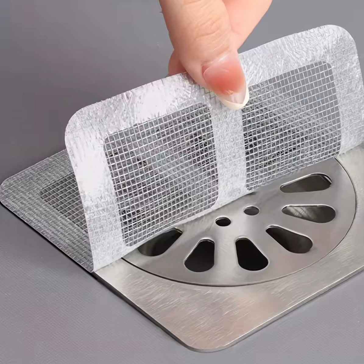 Tapón de pelos y residuos desechable para baño y cocina (1 unidad)