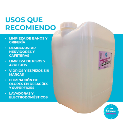 Vinagre de Limpieza 10 Litros – 8% de Acidez | Limpieza Profunda y Multiuso