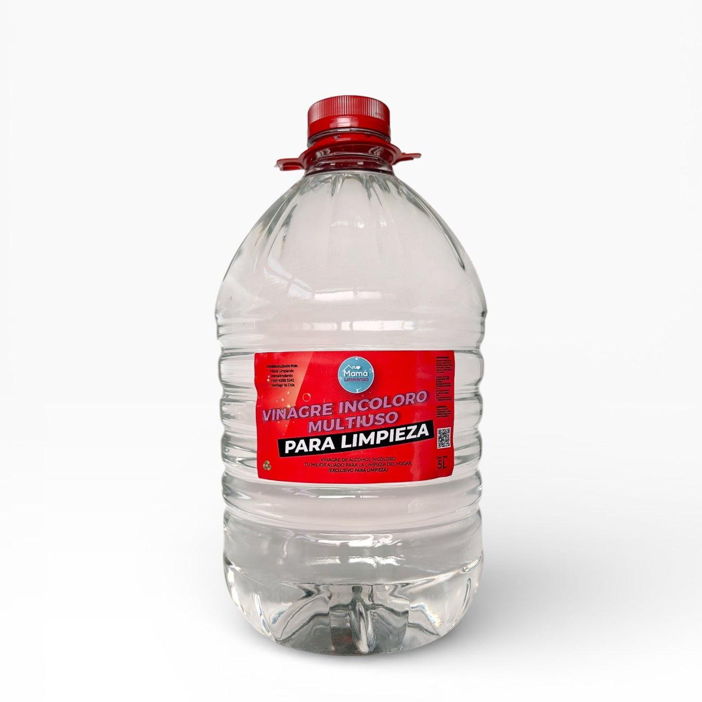 Vinagre de alcohol  Incoloro 4% para Limpieza 5Lts