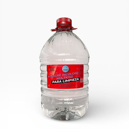 Vinagre de alcohol  Incoloro 4% para Limpieza 5Lts