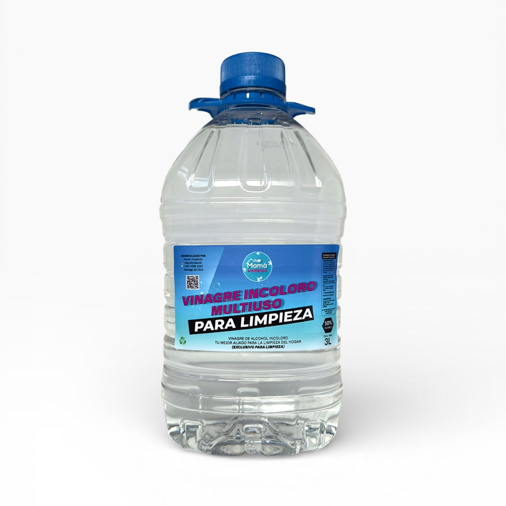 Vinagre de limpieza 10% incoloro en bidón de 3 L – Mamá Limpiando
