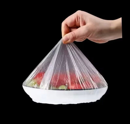 Tapas elásticas de plástico desechable multiuso 20 unidades