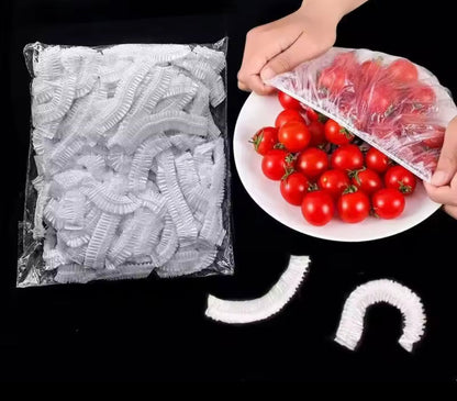 Tapas elásticas de plástico desechable multiuso 20 unidades