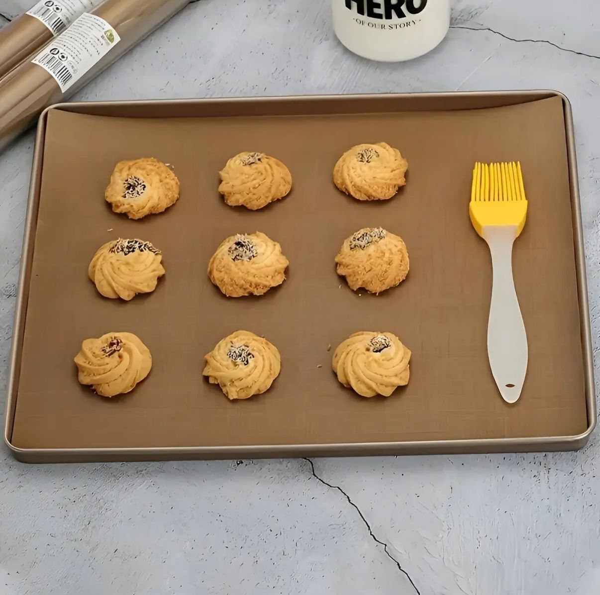 Lámina reutilizable antiadherente para horno, planchado y más