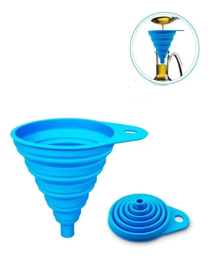 Embudo de silicona multiuso color surtido