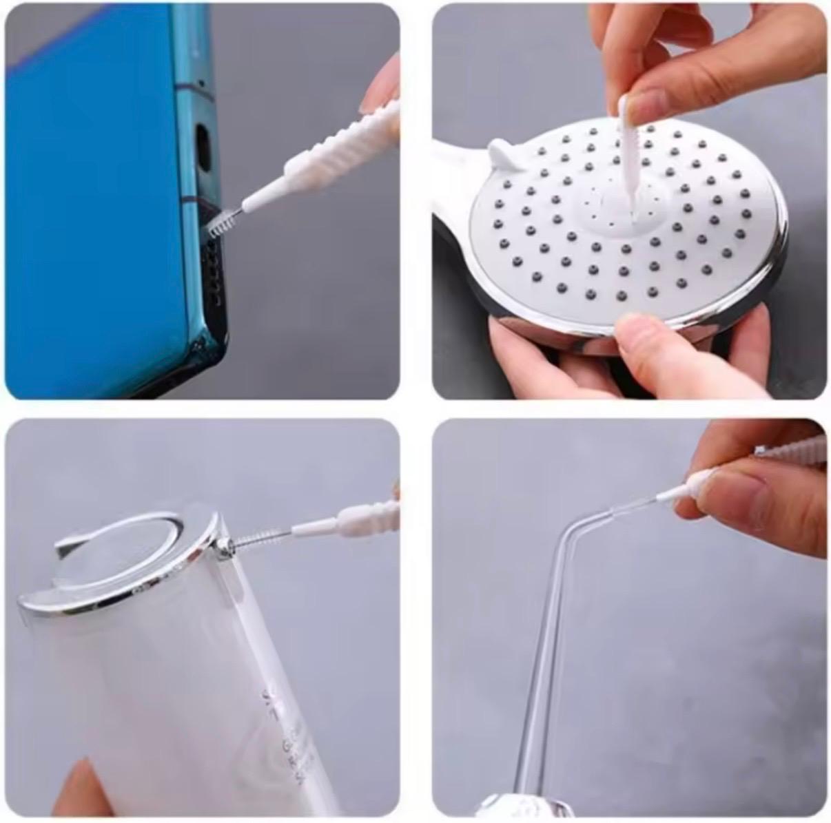 Micro Cepillo Limpiador para Duchas, Griferías y Espacios Pequeños 10 u por Pack