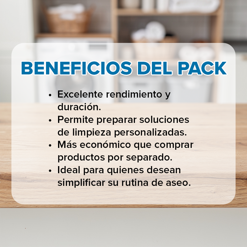 Pack Completo Mamá Limpiando | Limpieza Inteligente para Todo tu Hogar
