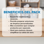 Pack Completo Mamá Limpiando | Limpieza Inteligente para Todo tu Hogar