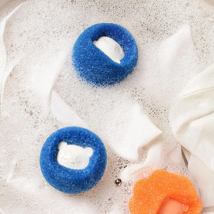 Bolas atrapa pelos y pelusas (6 unidades) Colores surtidos - Mamá Limpiando