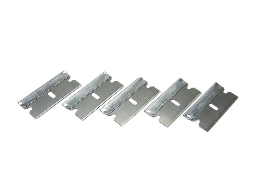 Repuestos para raspador, 5 plásticos y 5 metálicos – vista 3