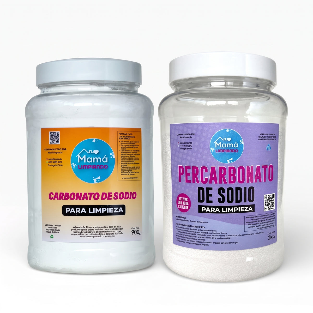 Pack Manchas Difíciles: Percarbonato + Carbonato