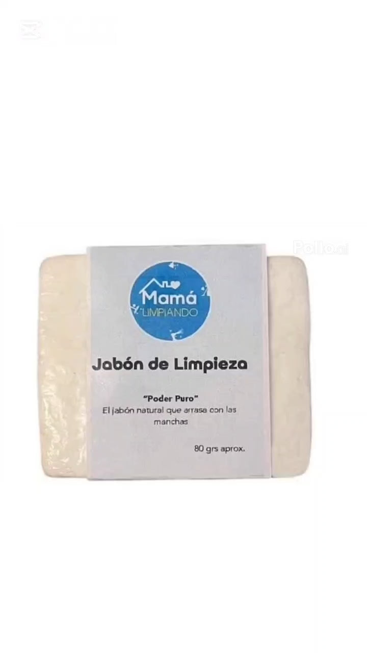Jabón de Limpieza en laminas  blando Artesanal.