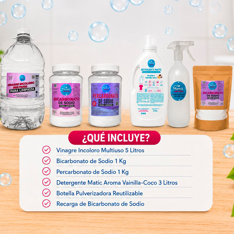 Pack Completo Mamá Limpiando | Limpieza Inteligente para Todo tu Hogar